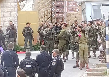 انتشار مكثّف لجيش الاحتلال في تل الرميدة بسبب عيد المساخر العبري