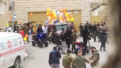 انتشار مكثّف لجيش الاحتلال في تل الرميدة بسبب عيد المساخر العبري