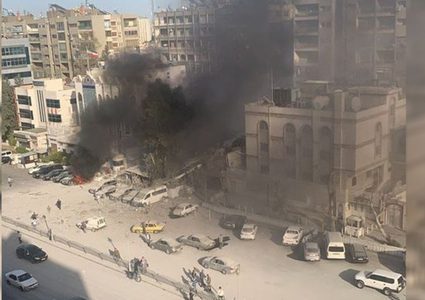 عدوان إسرائيلي يستهدف مبنى القنصلية الإيرانية ومكان إقامة السفير في دمشق