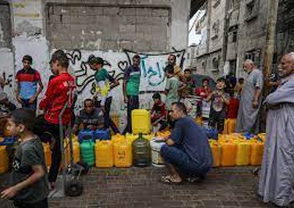 سلطة المياه تُدخل 7 آلاف لتر وقود لصالح تشغيل 13 بئرا في غزة وجباليا