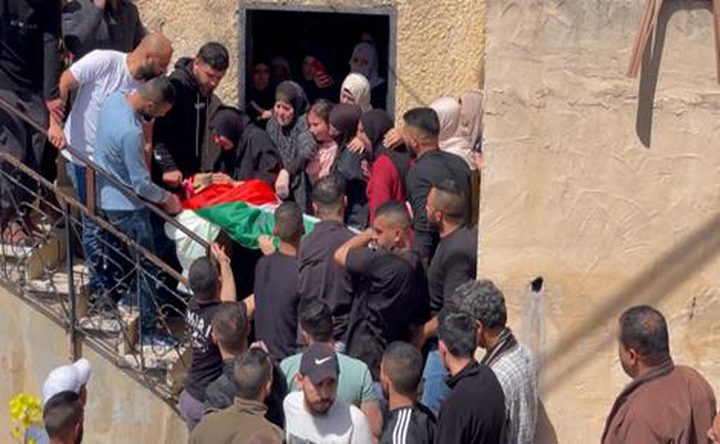 الاحتلال يدمر بيت عزاء الشهيد فادي دويك