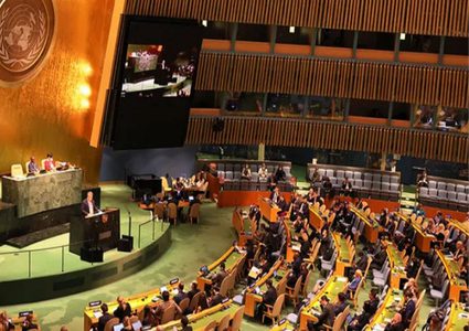 الجمعية العامة للأمم المتحدة تعقد جلسة حول الشرق الأوسط والقضية الفلسطينية