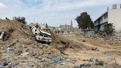 مدارس تابعة لوكالة غوث وتشغيل اللاجئين الفلسطينيين (أونروا) في مدينة خان يونس جنوبي قطاع غزة