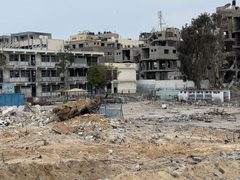 مدارس تابعة لوكالة غوث وتشغيل اللاجئين الفلسطينيين (أونروا) في مدينة خان يونس جنوبي قطاع غزة