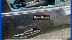 آثار رصاص الاحتلال في مركبات ومحل تجاري خلال اقتحام مخيم الأمعري في رام الله