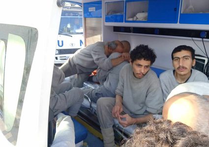 بحالة يرثى لها ..  الاحتلال يفرج عن 150 أسيرًا من الذين تم اعتقالهم من مختلف مدن قطاع غزة.