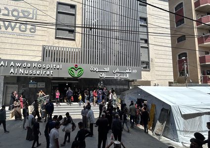 تقدم جيش الاحتلال في شمال مخيم النصيرات يهدد مستشفى الولادة الوحيد بوسط قطاع غزة