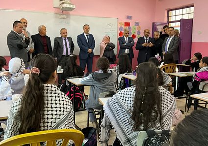 برهم: انتظام المسيرة التعليمية في المناطق المستهدفة أولوية