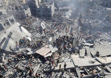 صحة غزة : الاحتلال يرتكب 5 مجازر راح ضحيتها 46 شهيدا