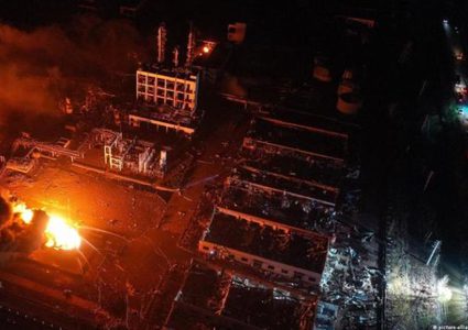 ضحايا ومصابون في انفجار بمصنع كيماويات بالصين