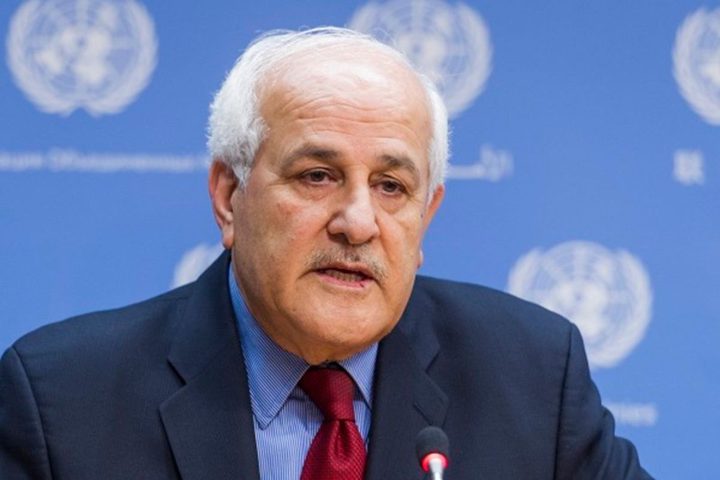 منصور: عدم تبني قرار عضوية فلسطين لن يكسر إرادتنا ولن يثنينا ولم يهزم عزيمتنا