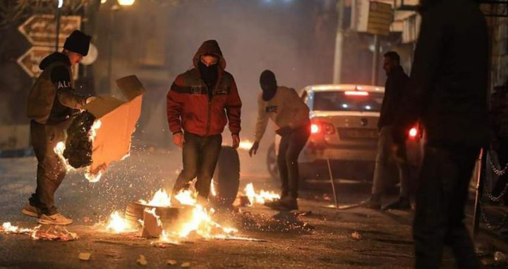 اندلاع مواجهات في قرية حوسان