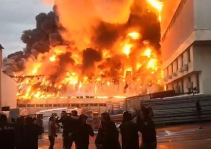 حالة وفاة جراء حريق مصنع في أريحا