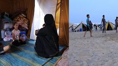 مخيم يضج بقصص القهر والوجع مخصص لإيواء الأيتام والأرامل والمطلقات في خانيونس