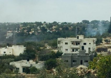 مواجهات مع الاحتلال في بيت سيرا غرب رام الله