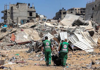 صحة غزة: انتشال 44 جثة متحللة من مجمع الشفاء الطبي بعد اكتشاف مقبرة جماعية جديدة