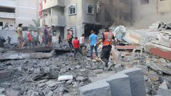 شهداء وجرحى في قصف للاحتلال استهدف شقة سكنية شرق مدينة غزة