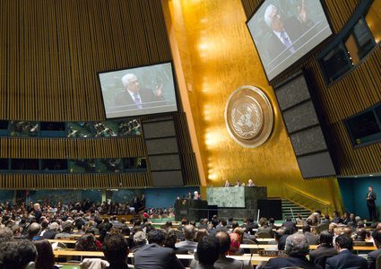 الجمعية العامة تصوت اليوم على مشروع قرار بشأن أحقية دولة فلسطين بالعضوية الكاملة