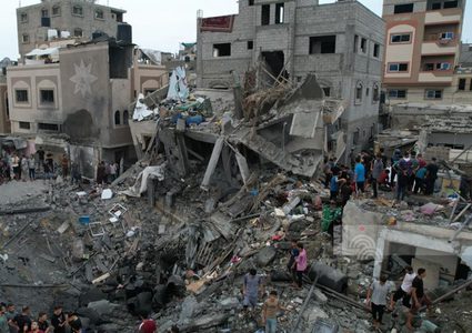 شهداء وجرحى في قصف للاحتلال استهدف عدة مناطق بمدينة غزة