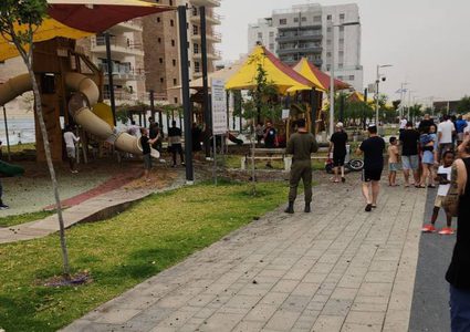 إصابات بعد سقوط صواريخ على مدينة بئر السبع