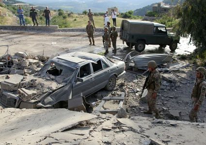 مسيّرة إسرائيلية تستهدف سائق دراجة نارية في الناقورة