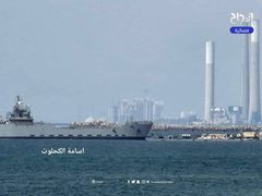 سفن المساعدات الأمريكية على شاطئ غزة والميناء العائم”