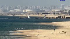 سفن المساعدات الأمريكية على شاطئ غزة والميناء العائم”