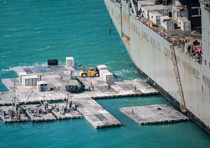 إصابة جنديين أميركيين بمنطقة الرصيف العائم قبالة غزة