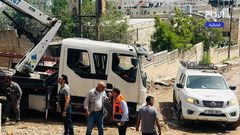 أعمال الصيانة لإصلاح الأعطال الكهربائية التي خلفها الاحتلال في جنين ومخيمها