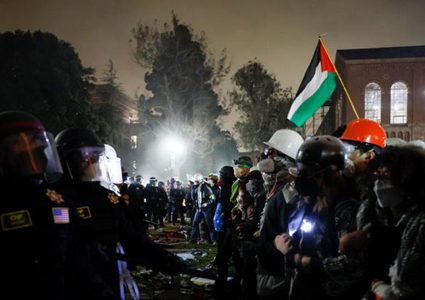 طلاب جامعة كاليفورنيا يعتصمون مجددا ضد الحرب على قطاع غزة