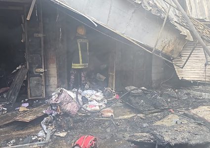 الاحتلال يتسبب في حريق هائل في حسبة ومجمع البيرة التجاري
