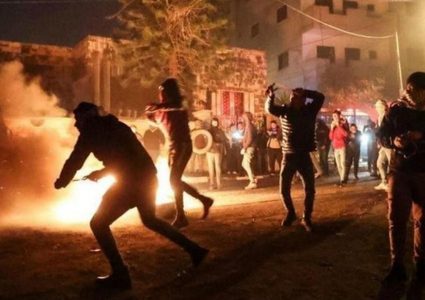 مواجهات مع الاحتلال في إذنا غرب الخليل