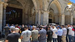 40 ألف مواطن يأدون صلاة الجمعة في المسجد الأقصى المبارك