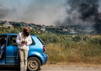 مستوطنون يتلفون أراضي في سبسطية شمال غرب نابلس