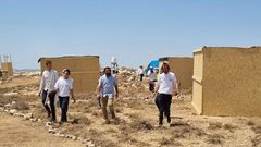 مستوطنون يشيدون بؤرة استيطانية جديدة في مسافر يطا