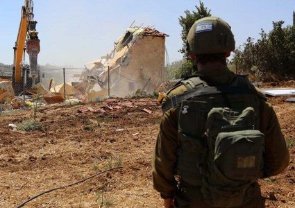 الاحتلال يهدم منزلا في مسافر يطا