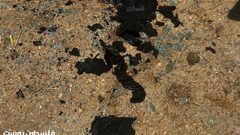 تضرر مركبة جراء حرقها من قبل المستوطنين في بلدة قصرة جنوب نابلس