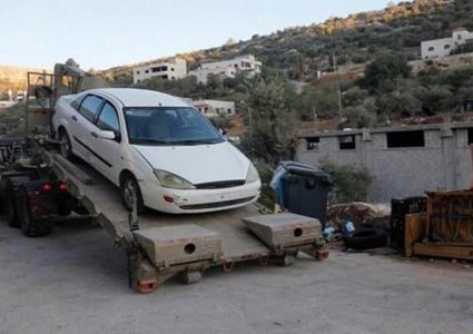 الاحتلال يعتقل مواطنا ويستولي على مركبة في بيتونيا غرب رام الله