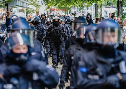 استمرار التظاهرات الداعمة لفلسطين في برلين رغم القمع من قبل الشرطة الألمانية