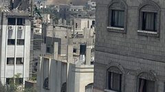 من استهداف الاحتلال لمخيم النصيرات وسط القطاع