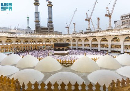 حجاج بيت الله الحرام في اليوم 7 من ذي الحجة