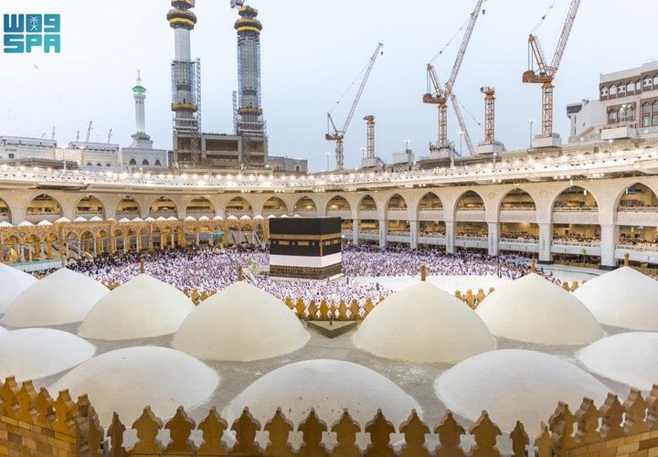 حجاج بيت الله الحرام في اليوم 7 من ذي الحجة