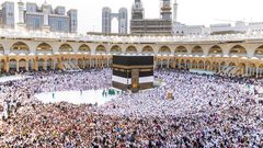 حجاج بيت الله الحرام في اليوم 7 من ذي الحجة