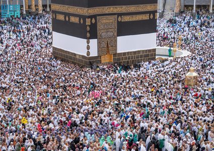 حجاج بيت الله الحرام في اليوم 7 من ذي الحجة