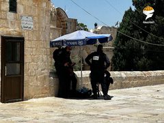 قوات الاحتلال تقتحم المسجد الأقصى المبارك تزامناً مع صلاة الجمعة