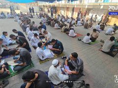 حلقات تسميع القرآن الكريم شرق حي التفاح شرق مدينة غزة