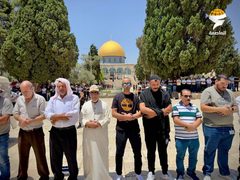 30 ألفا يؤدون صلاة الجمعة في المسجد الأقصى