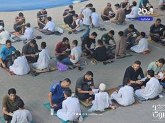 حلقات تسميع القرآن الكريم شرق حي التفاح شرق مدينة غزة