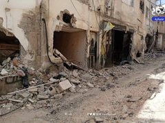 بلدية جنين والاشغال تشرعان بإزالة آثار الدمار التي خلفتها قوات الاحتلال