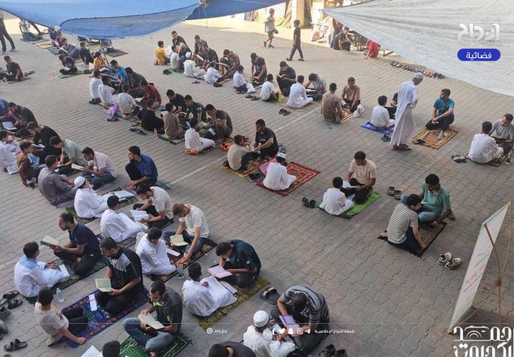 حلقات تسميع القرآن الكريم شرق حي التفاح شرق مدينة غزة
